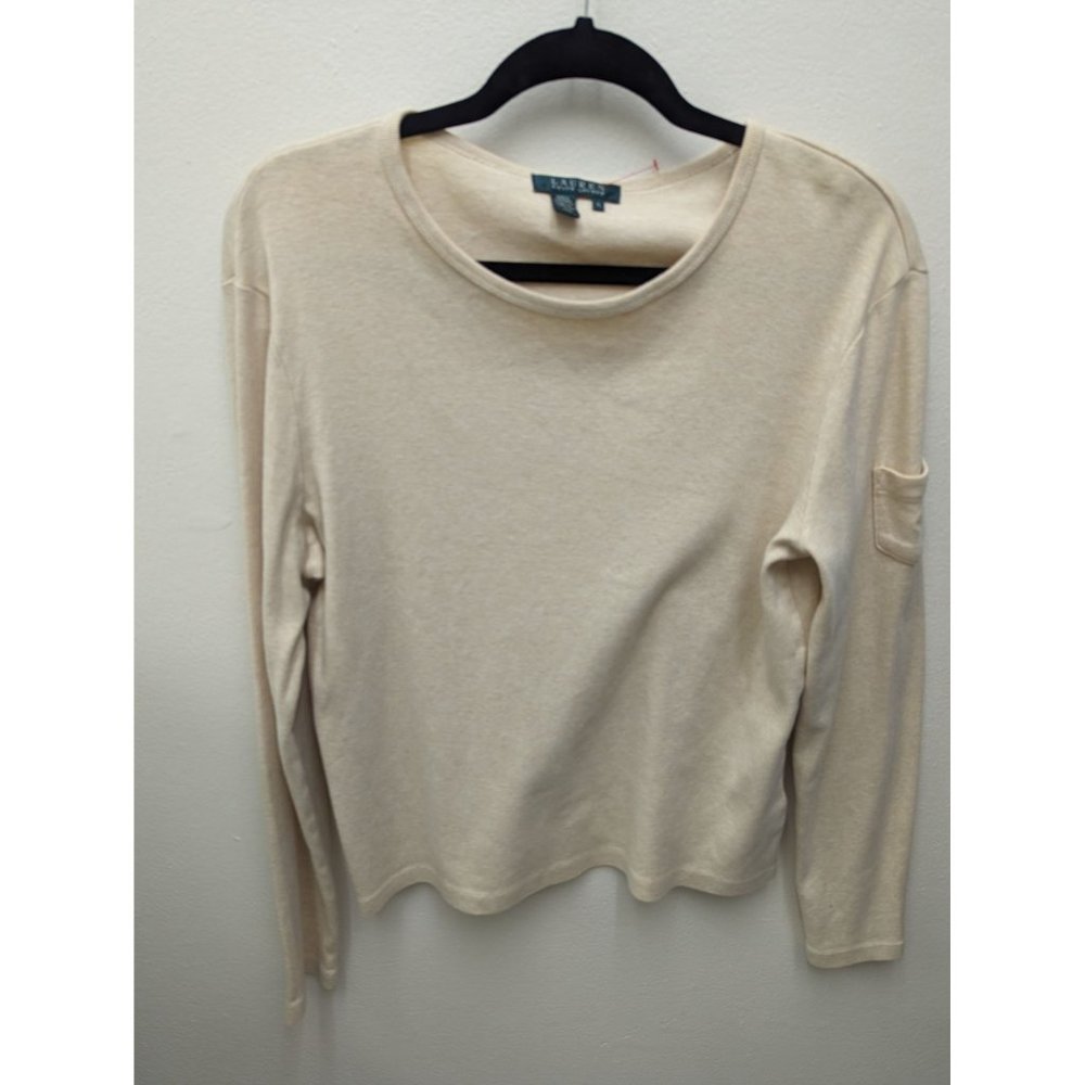 Lauren Ralph Lauren Crew Neck Long Sleeve Top XL